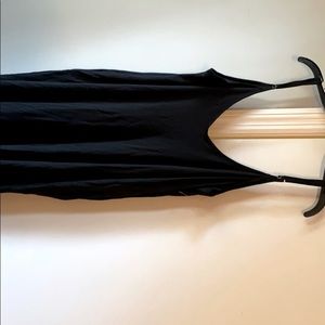 Black maxi dress